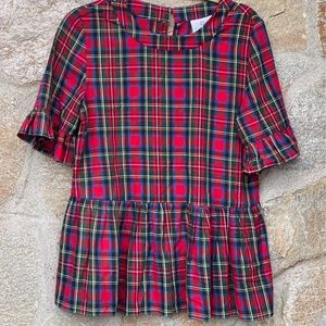 LaRoque Betty B Top in Red Plaid